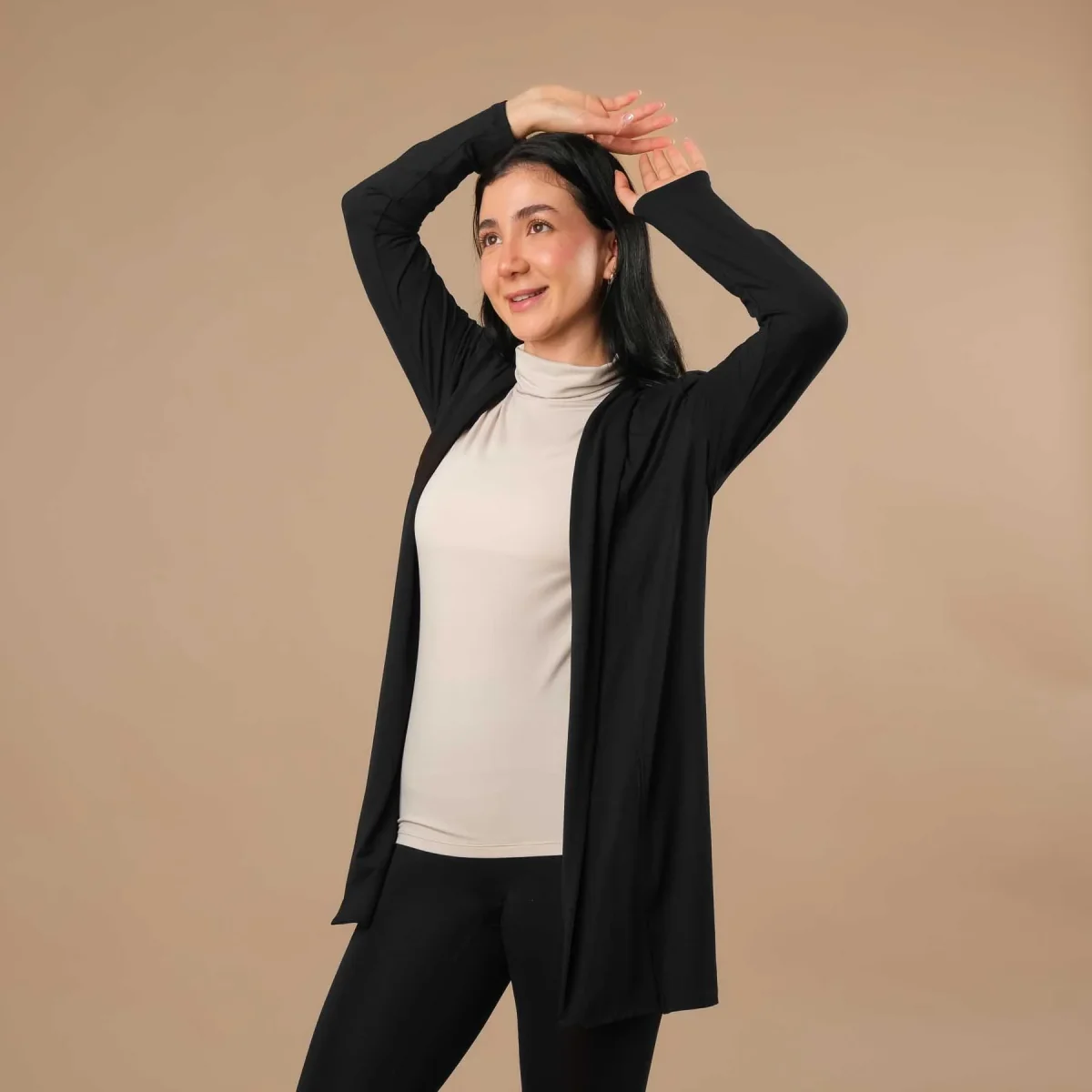 Yoga Turtleneck col chemise à manches courtes – Image 8